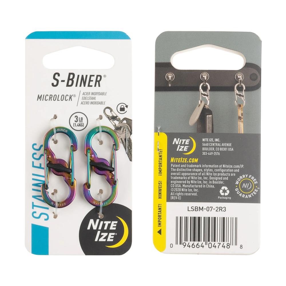  Niteize S- Biner Microlock 2 Pack