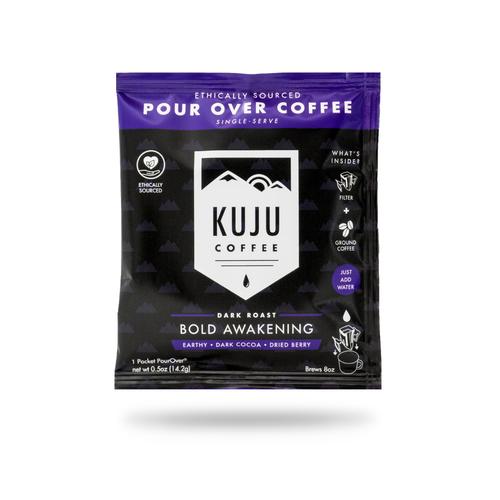 Kuju Single-Serve Bold Awakening Dark Roast Pour Over Coffee