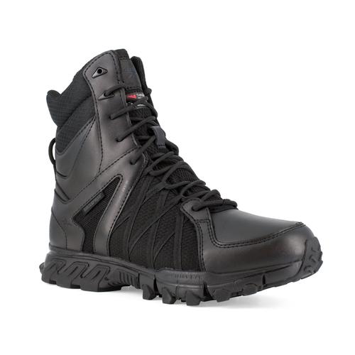 Reebok Men's 8in Trailgrip Tactical Waterproof Insulated Side Zip Boot