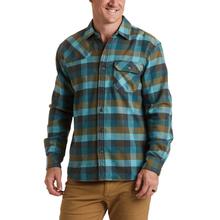 Howler Brothers Men's Harkers Flannel Shirt AQUAPOOL