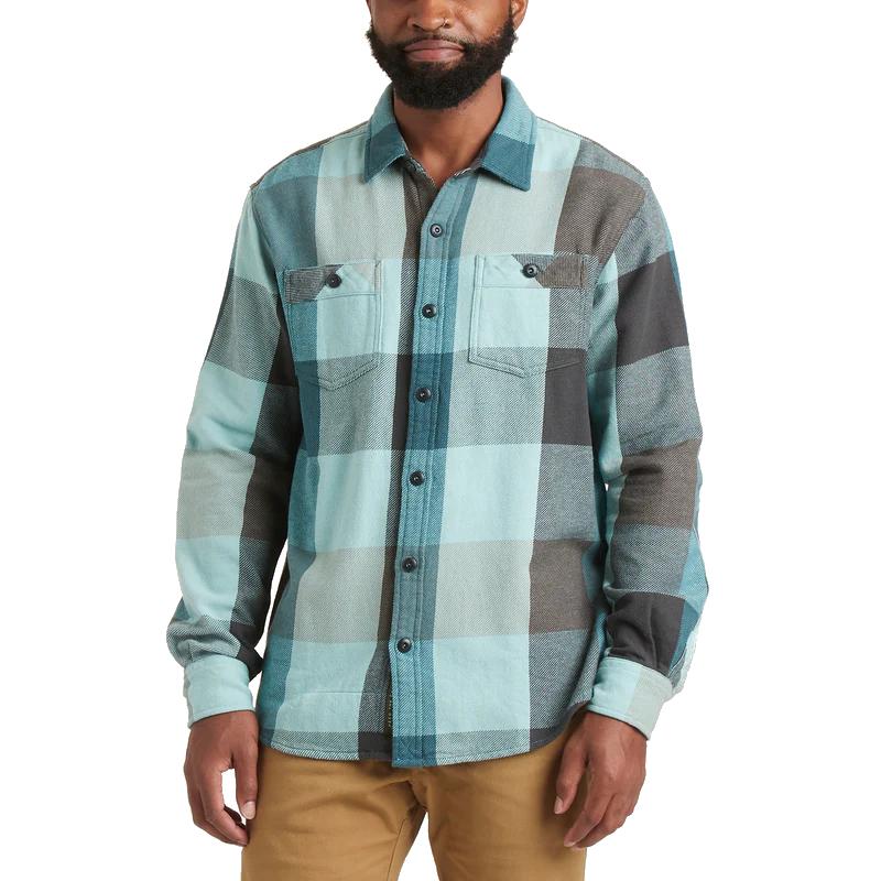 Howler Brothers Men's Rodanthe Flannel Shirt BLUWING