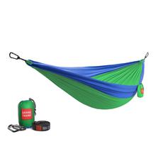 Grand Trunk Double Deluxe Hammock with Straps BLUE_GREEN