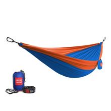Grand Trunk Double Deluxe Hammock with Straps LT.BLUE_ORANGE