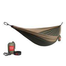 Grand Trunk Double Deluxe Hammock with Straps OLIVE_KHAKI