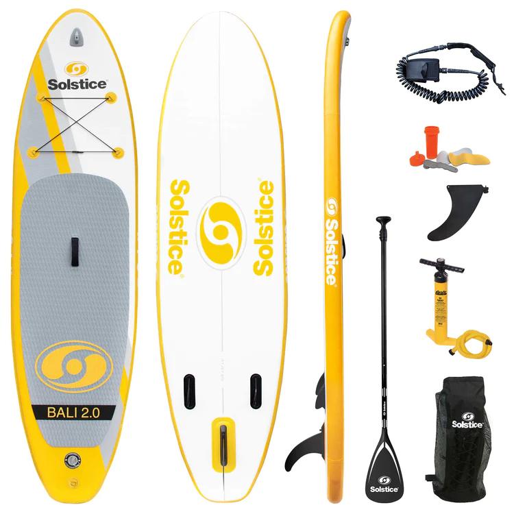 Solstice Bali 2 Inflatable Stand Up Paddleboard Kit YELLOW