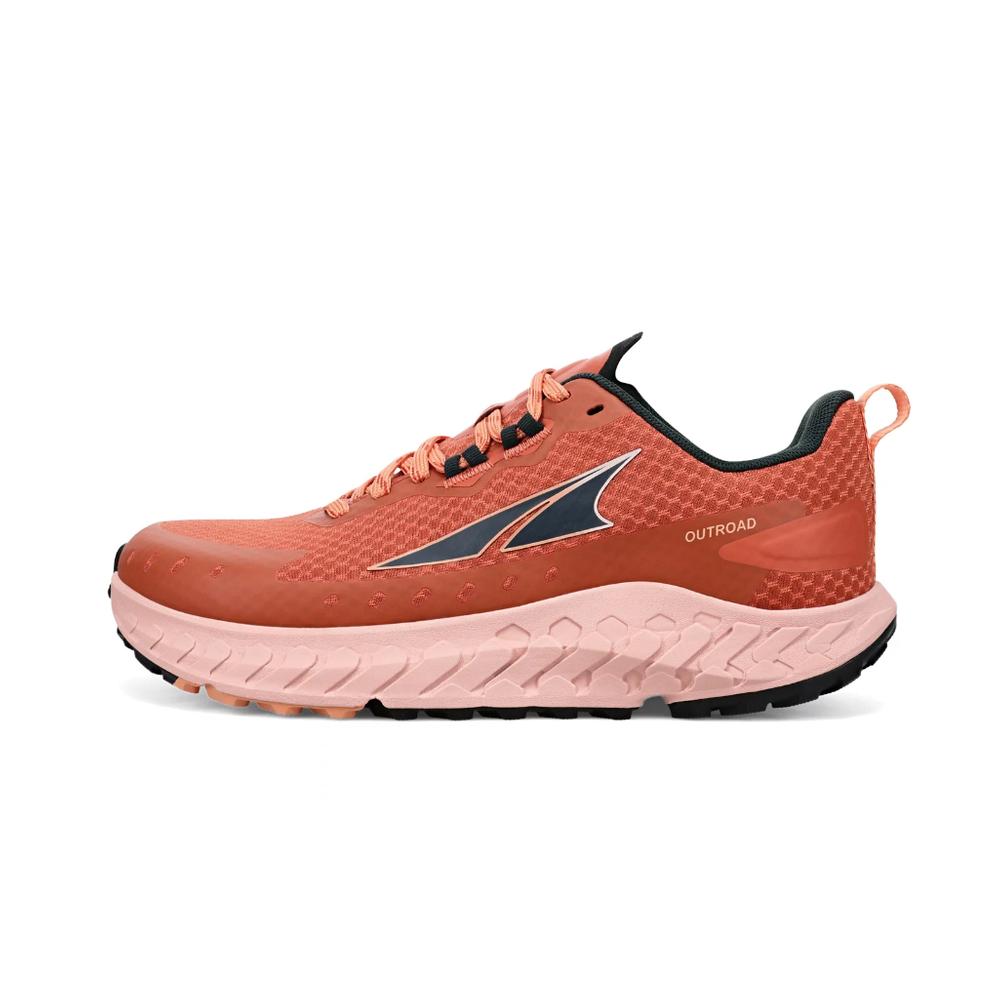  Altra Women's Outroad Running Shoe In Red And Orange