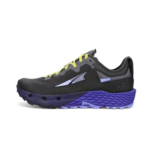 Altra Women's Timp 4 Trail Running Shoe in Grey and Purple
