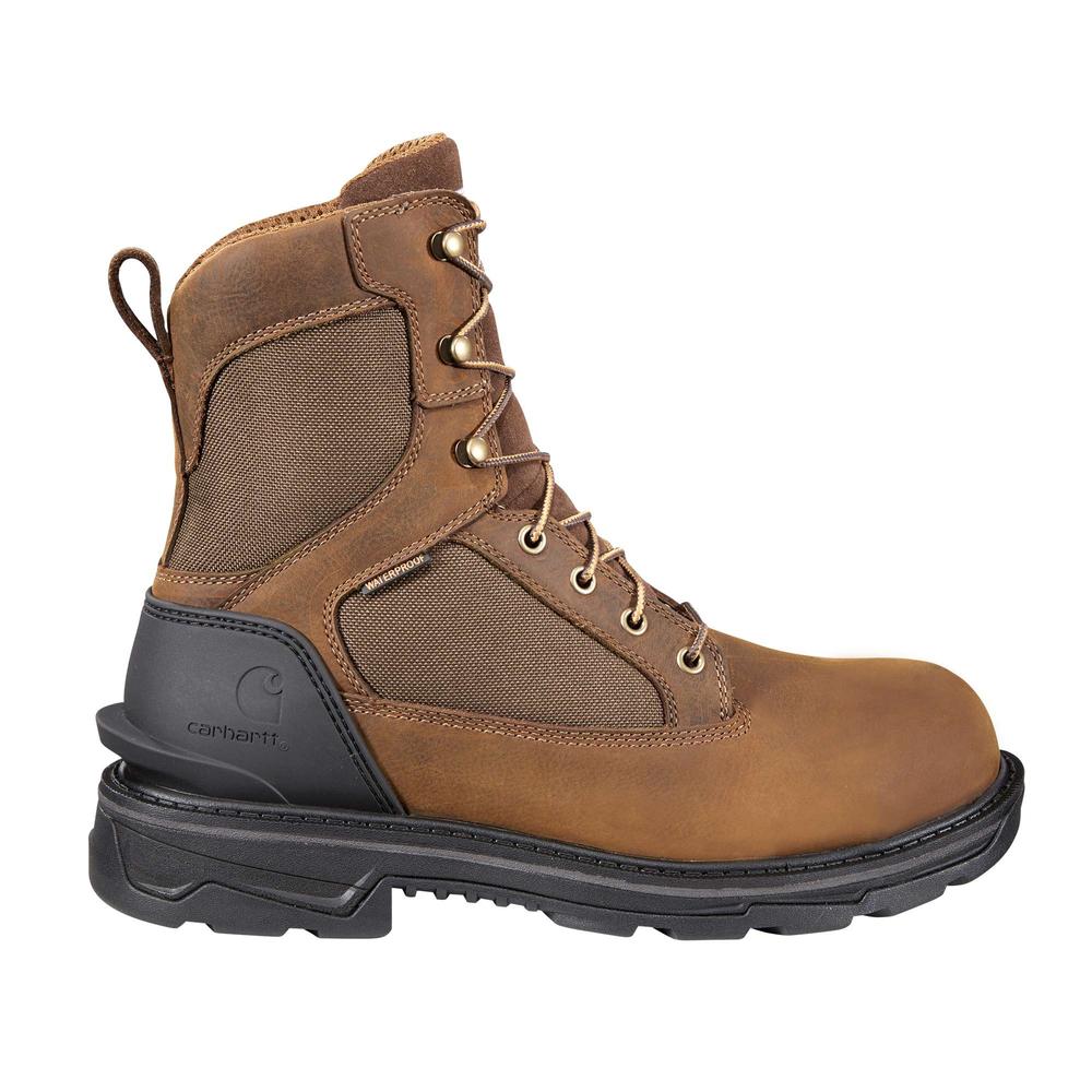 Carhartt Men's 8in Ironwood Waterproof Soft Toe Work Boot BISON_BROWN