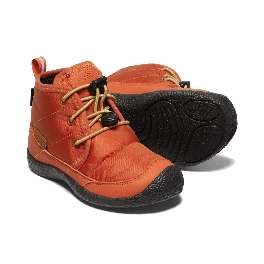 Keen Little Kids' Howser 2 Waterproof Chukka Boot in Potters Clay POTTERS_CLAY