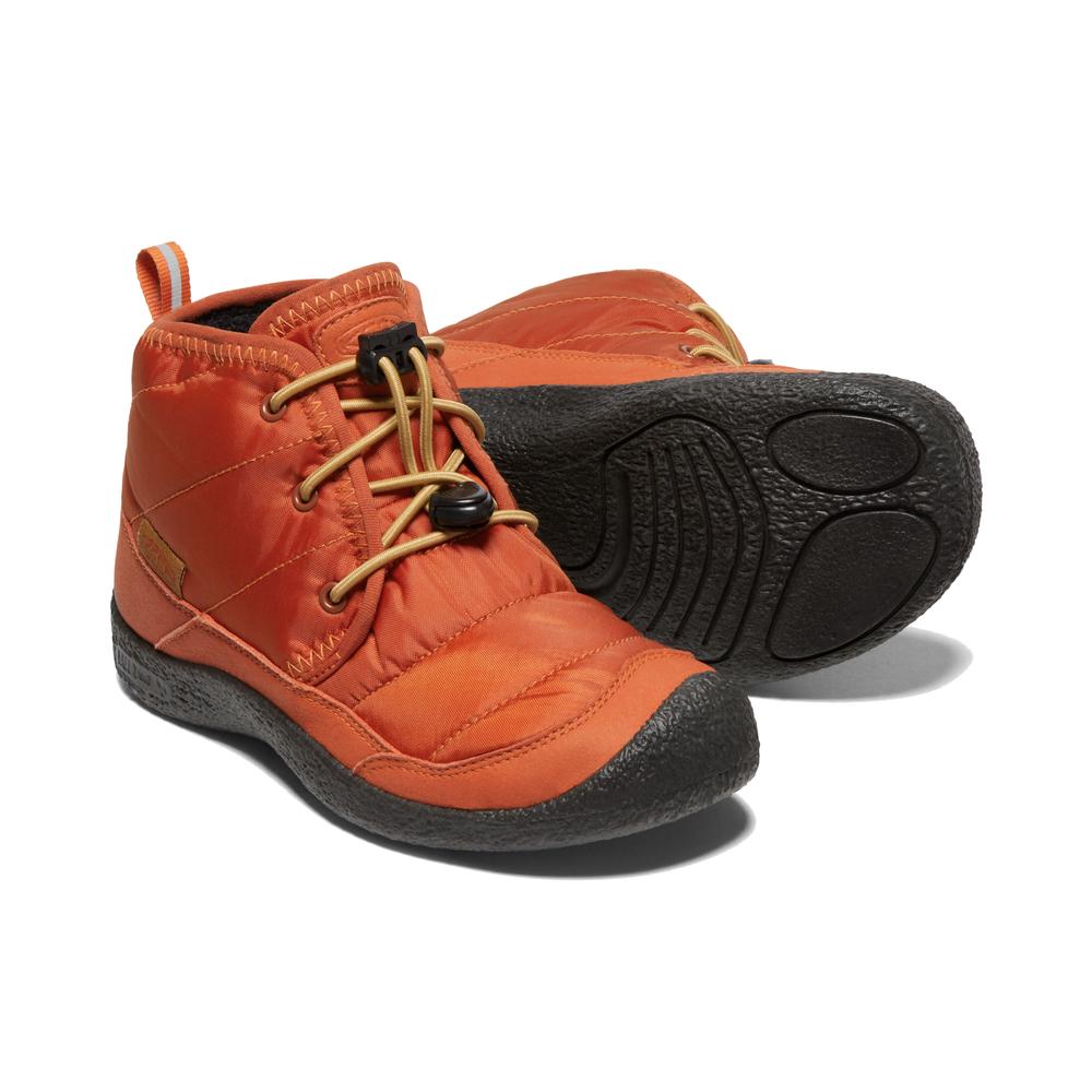 Keen Big Kids' Howser 2 Waterproof Chukka Boot in Potters Clay POTTERS_CLAY