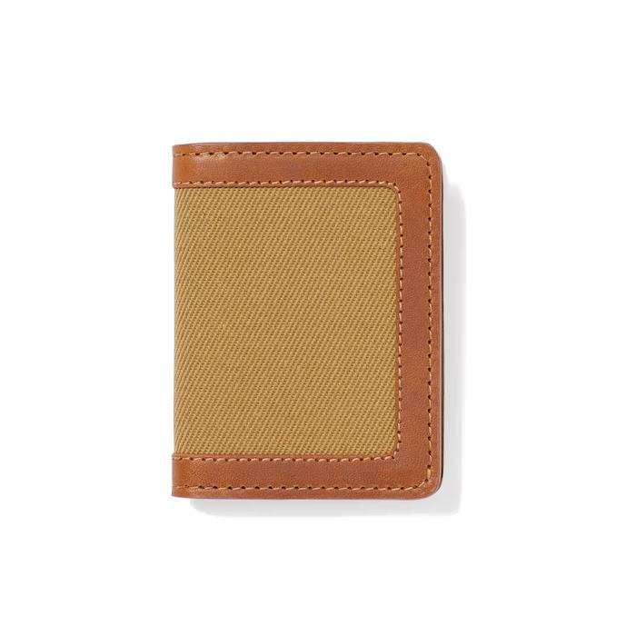 Filson Rugged Twill Outfitter Card Wallet TAN