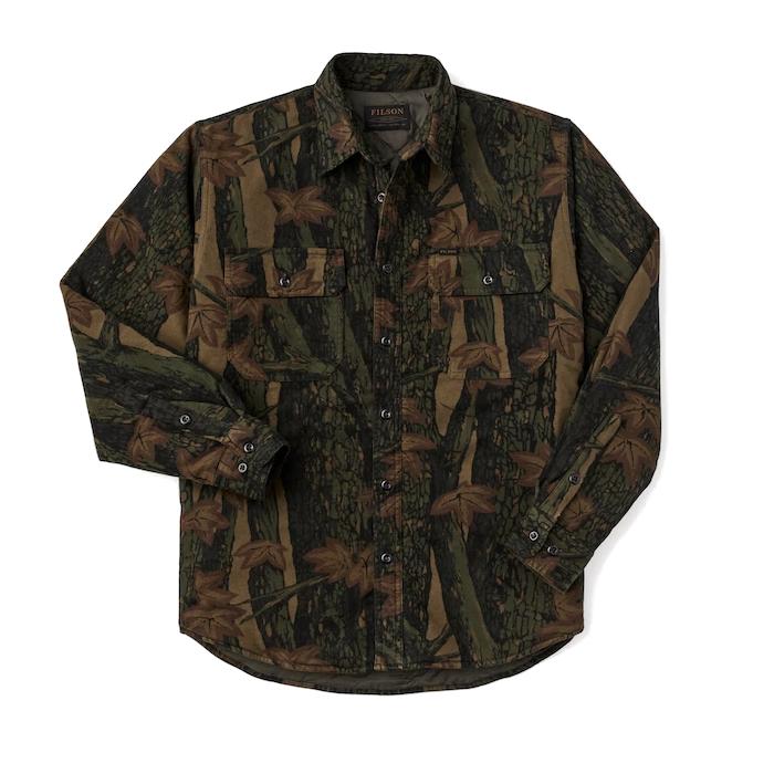 Filson Men's Insulated Field Flannel Shirt MAPLE_BARK