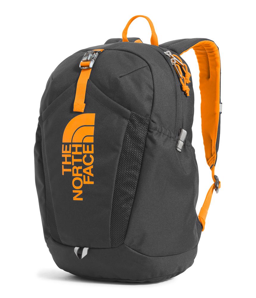The North Face Youth Mini Recon Backpack ASPHALTGREY_ORANGE
