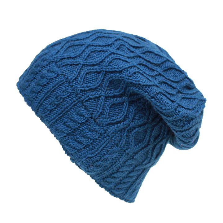 Everest Designs Slouch Carson Cabled Beanie TEAL