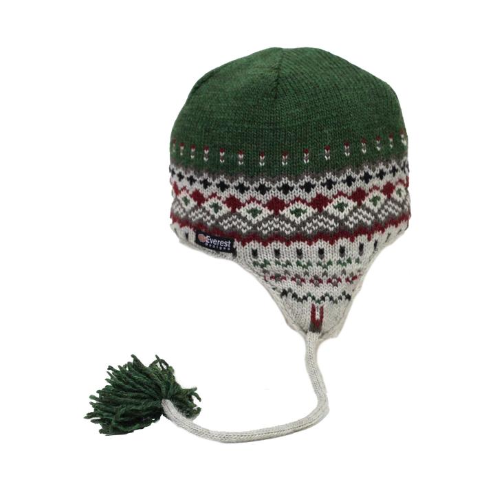 Everest Designs Kailash Earflap Hat FOREST_GRN