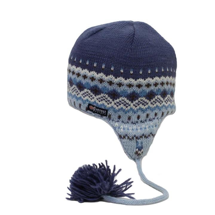 Everest Designs Kailash Earflap Hat LIGHTBLUE