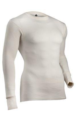 Indera Mills Men's Heavyweight Thermal Long Sleeve Shirt NATURAL