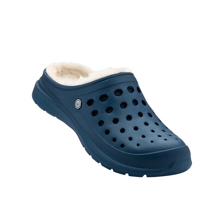 Joybees Adult Cozy Lined Clogs NVY/NAT