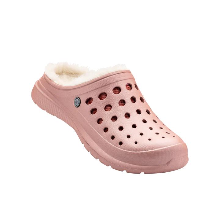 Joybees Adult Cozy Lined Clogs ROSE_GOLD