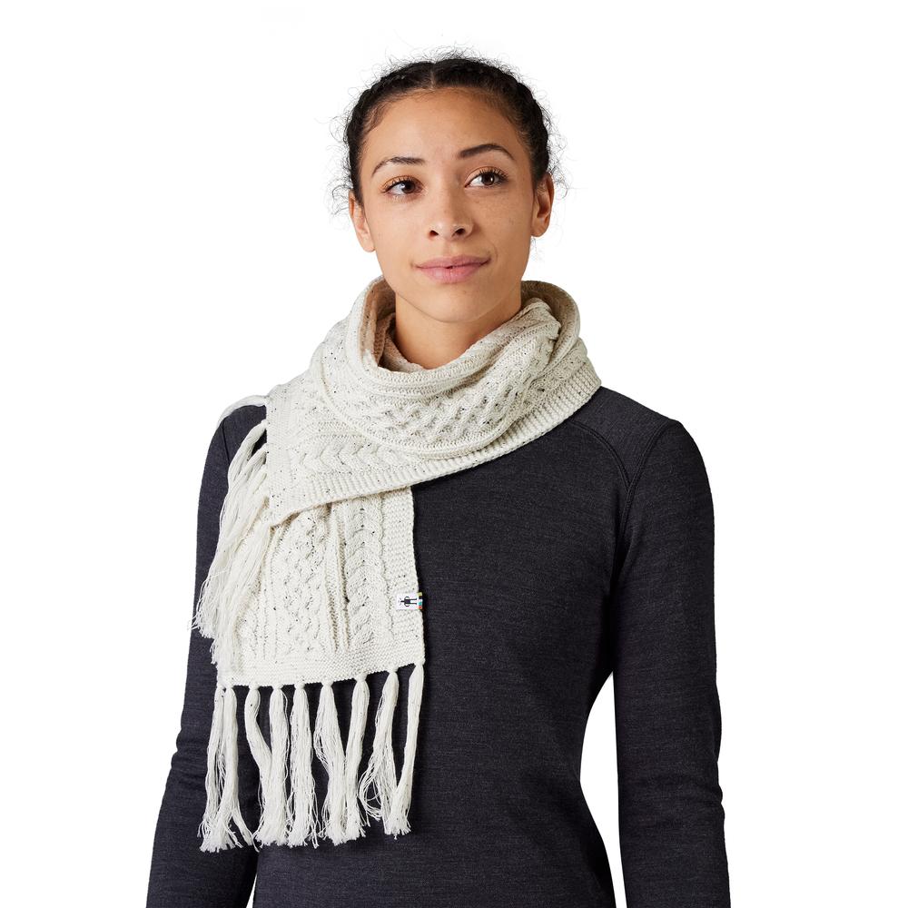 Smartwool Women's Lodge Girl Scarf NATURAL