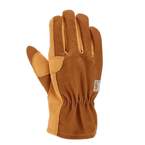 Carhartt Men's Duck Synthetic Leather Open Cuff Work Glove