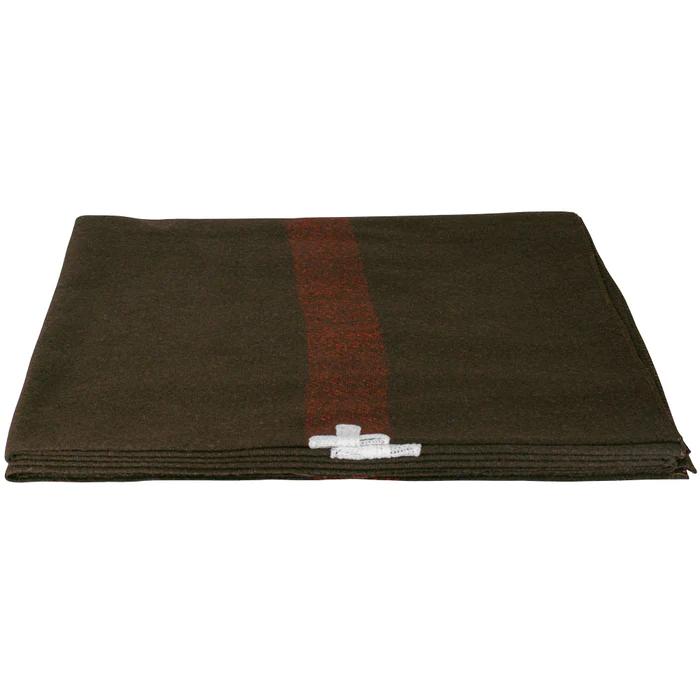 Fox Outdoor Products Swiss Army Style Blanket CHESTNUT_BROWN