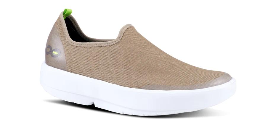 Oofos Women's Oomg Eezee Low Shoes WHITE/TAUPE