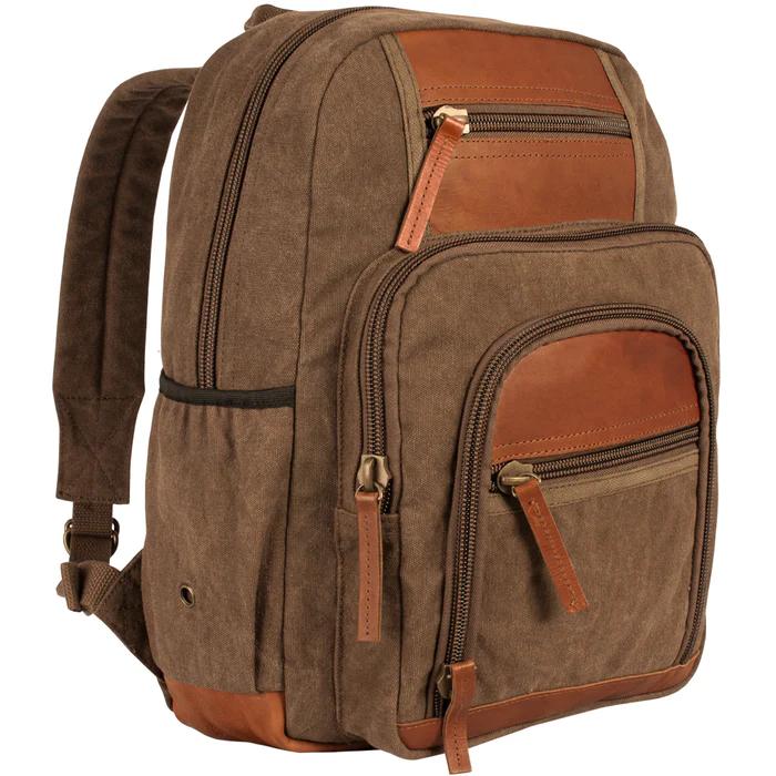 Fox Outdoor Products Retro Londoner Commuter Daypack BROWN