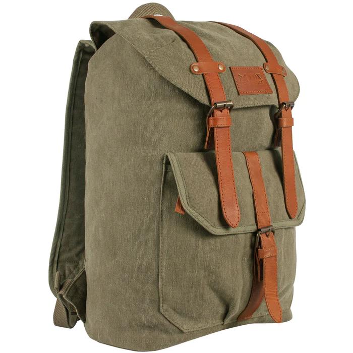 Fox Outdoor Products Retro Madridian Rucksack Bag OLIVEDRAB