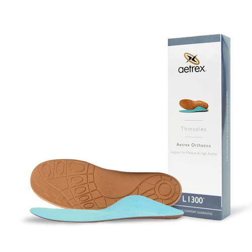 Aetrex Thinsoles Orthotics Cupped Heel and Neutral Forefoot