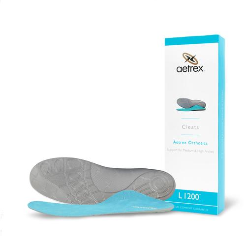 Aetrex Cleats Orthotics for Sports with Cupped Heel and Neutral Forefoot