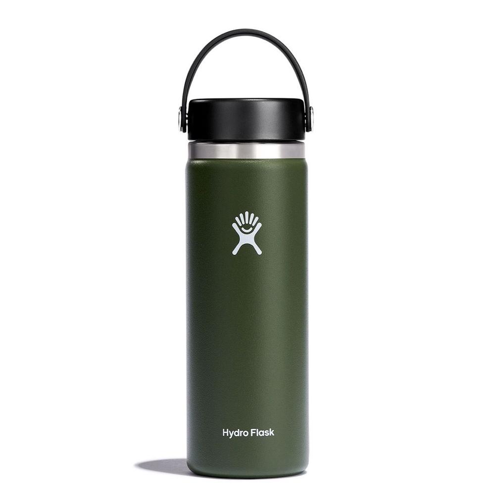 Hydro Flask 20oz Wide Mouth Bottle with Flex Cap OLIVE