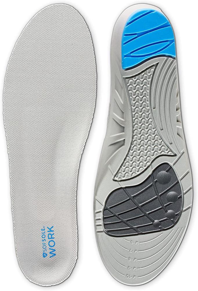  Sof Sole Women's Work Full Length Comfort Insoles