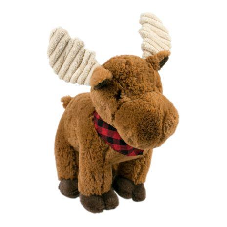 Tall Tails Plush Crunch Moose Dog Toy