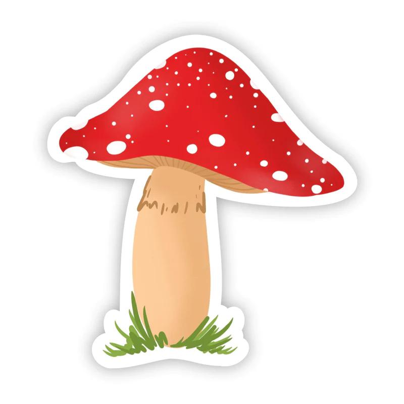  Big Moods Red Mushroom Sticker