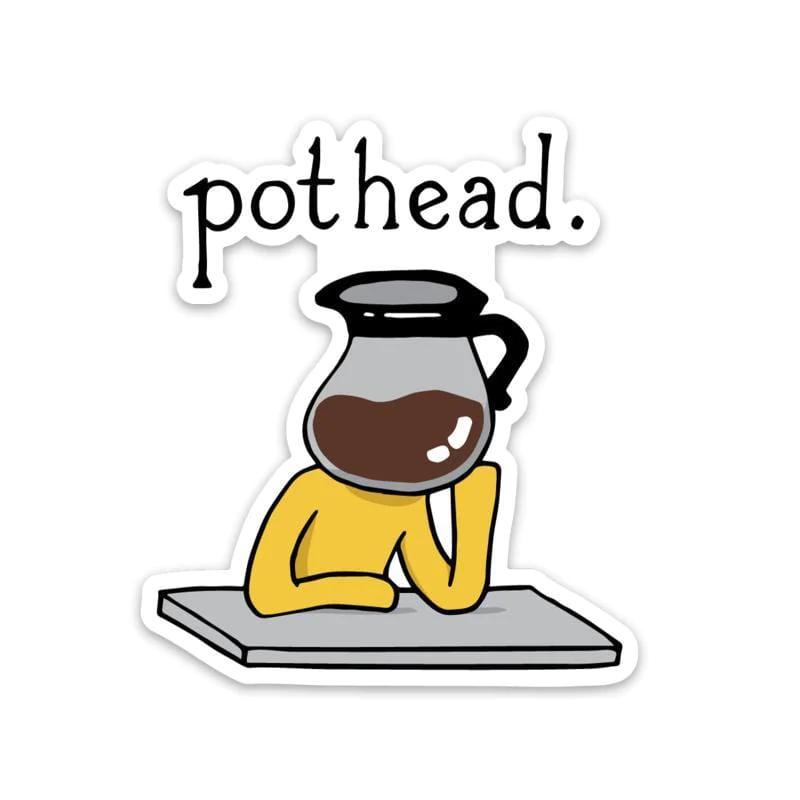  Big Moods Pothead Coffee Sticker