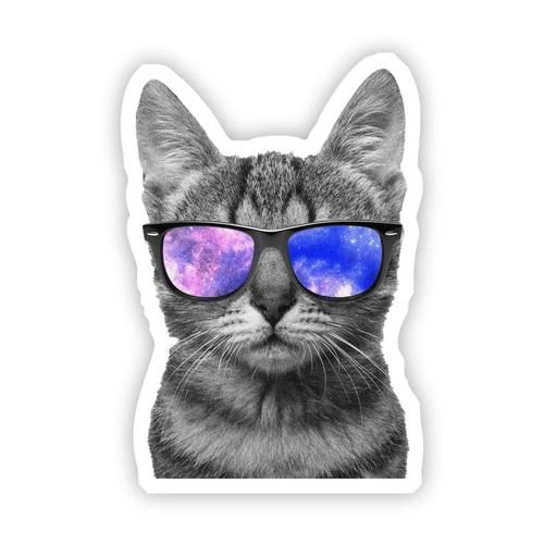 Big Moods Cat Sunglasses Sticker