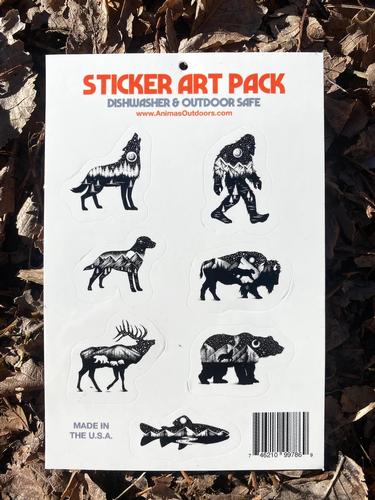 Sticker Art Animal Mini Sticker Sheet