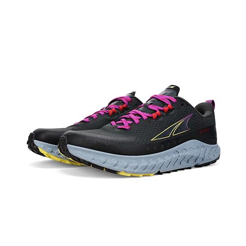 Altra Women's Outroad Running Shoe in Dark Grey and Blue