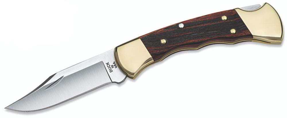 Buck Knives 112 Ranger Folding Knife with Finger Grooves 420HC