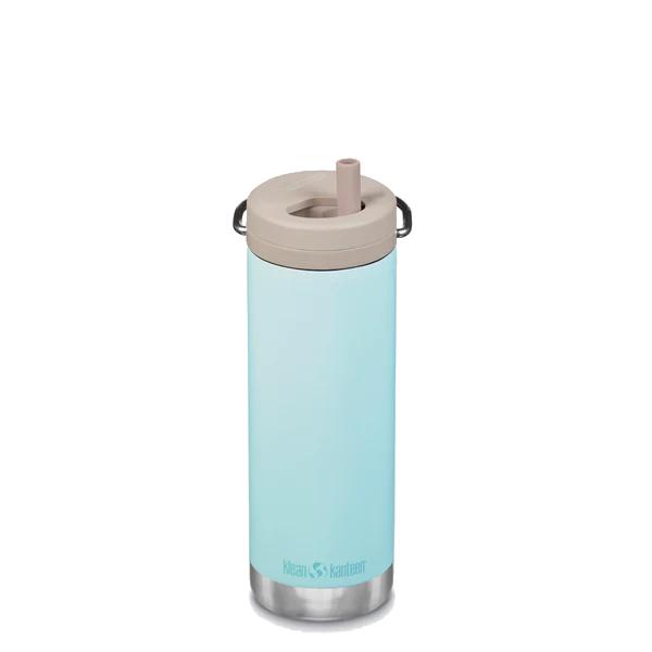  Klean Kanteen 16oz Insulated Tkwide With Twist Cap Blue Tint