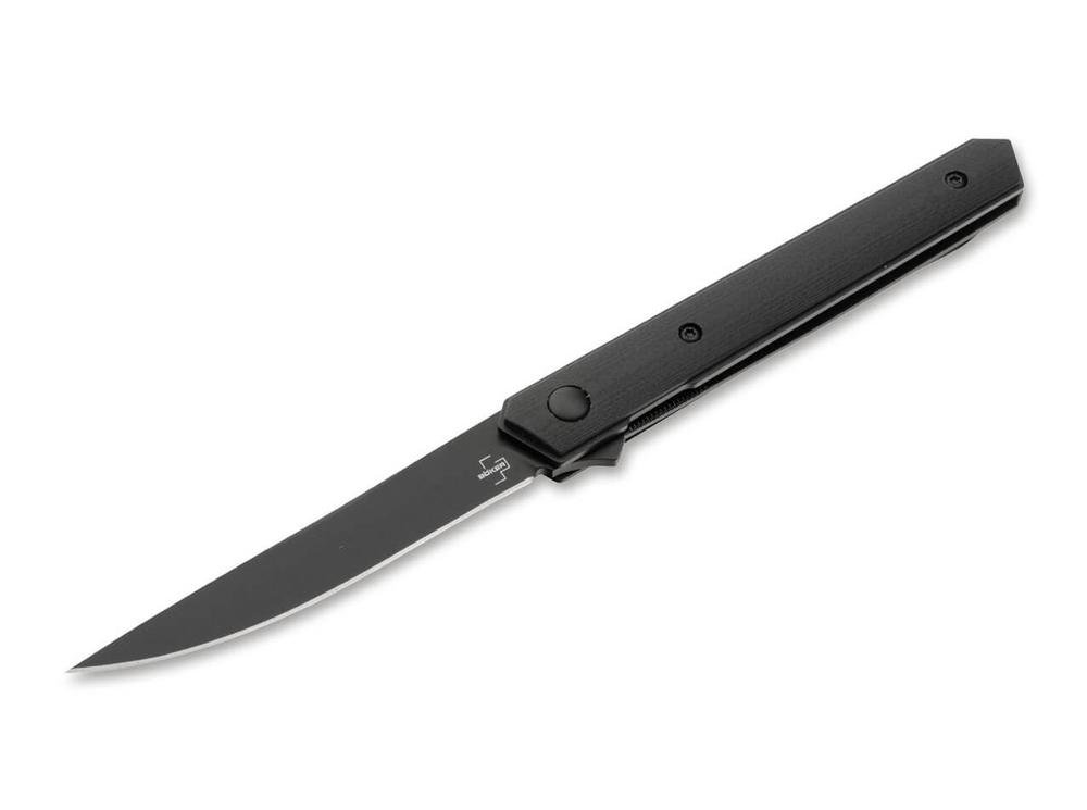 Boker Kwaiken Air Mini G10 All Black Folding Knife BLACK_G10