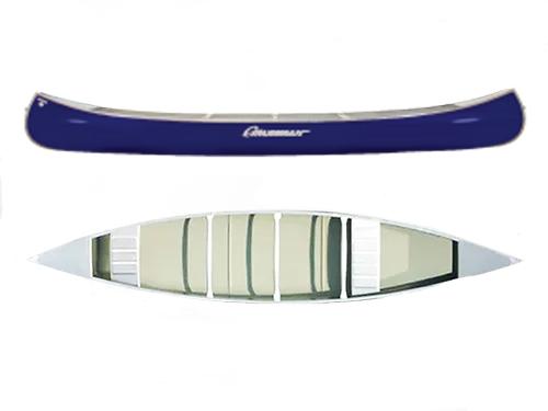 Grumman 17ft Aluminum Double Ended Canoe with Color BLUE