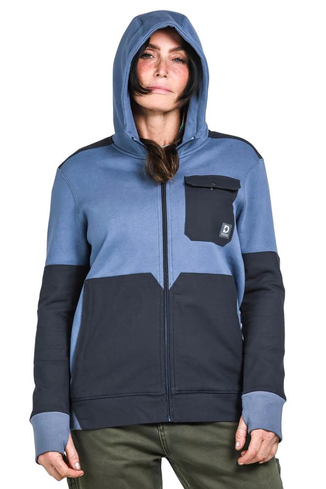 Dovetail Women's Rugged Zip Hoodie VINTAGE_BLUE