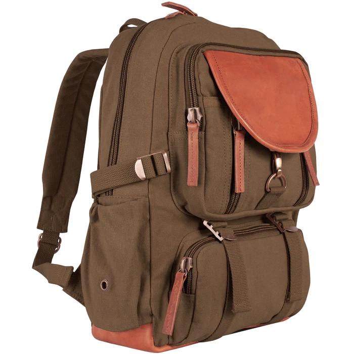 Fox Outdoor Products Retro Parisian City Daypack BROWN