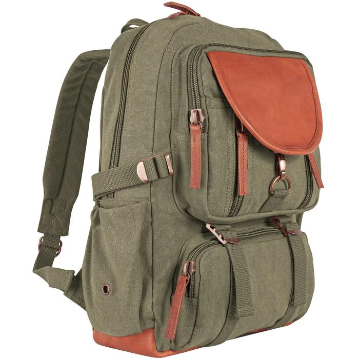 Fox Outdoor Products Retro Parisian City Daypack OLIVE