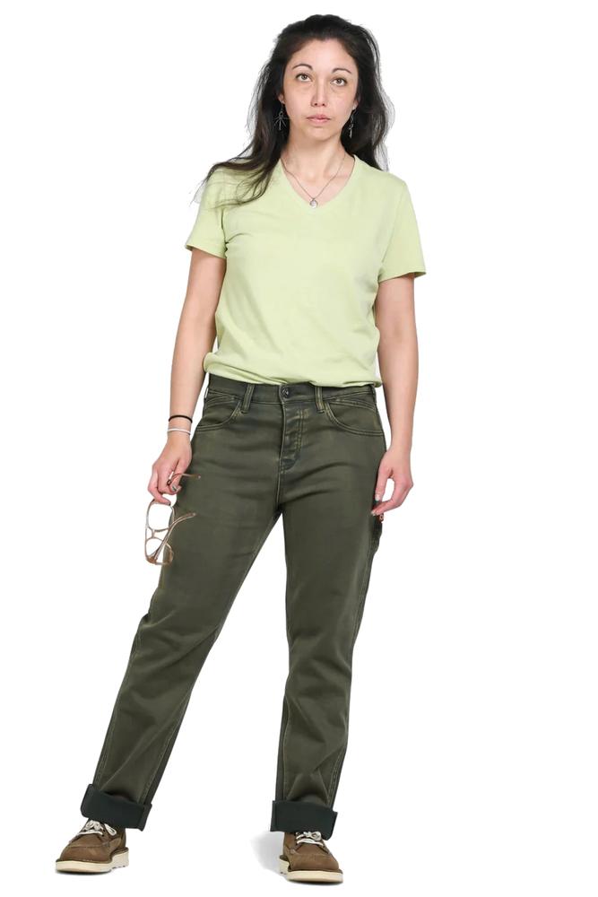Dovetail Workwear Women's Shop Pants OLIVE_GREEN