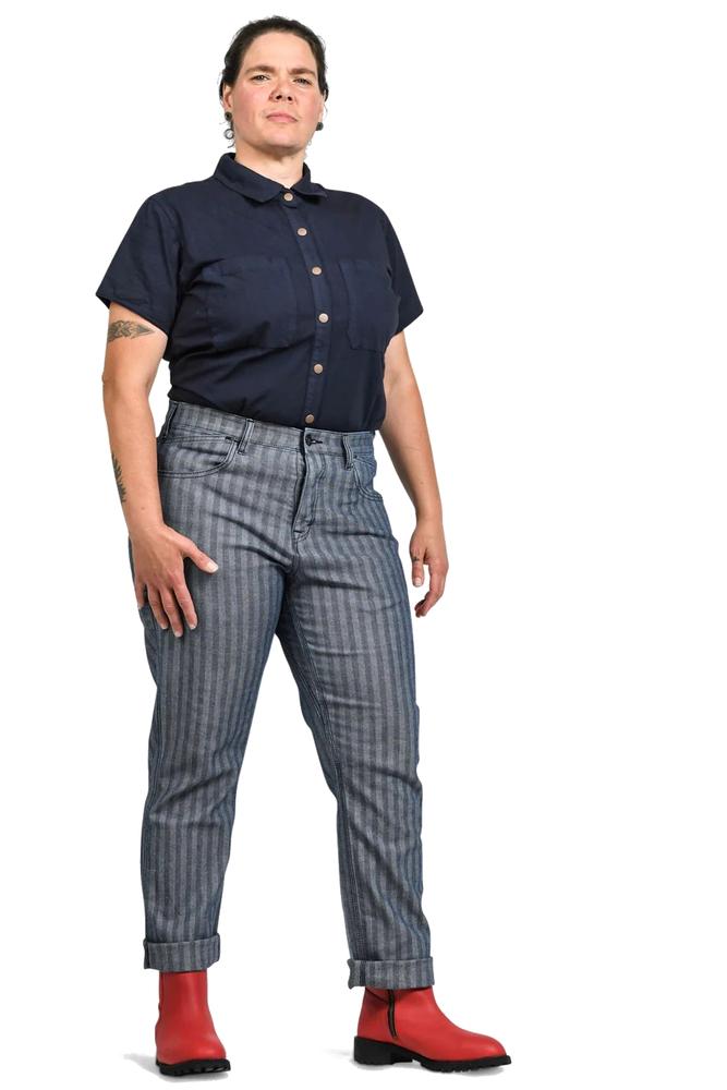 Dovetail Workwear Women's Shop Pants VINTAGE_STRIPE