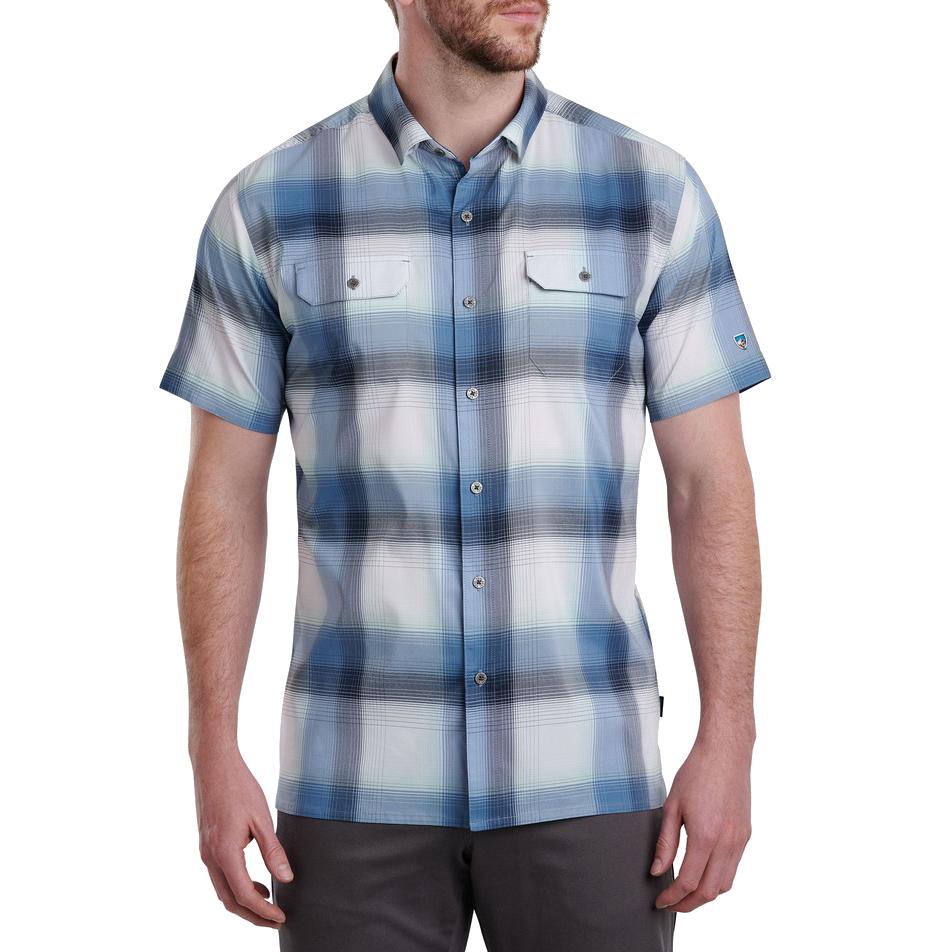 Kuhl Men's Response Lite Short Sleeve Shirt BRISK_BLUE