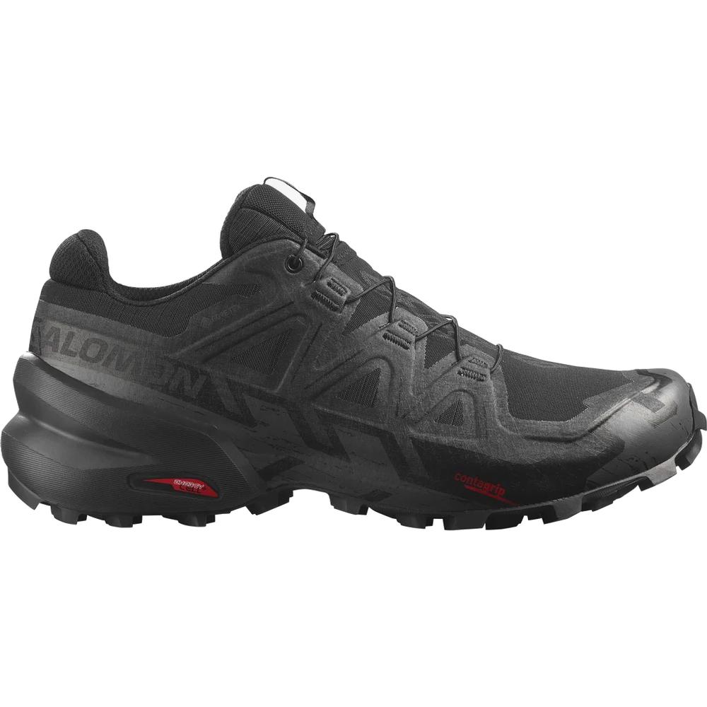 Salomon Men's Speedcross 6 Gore-Tex Trail Running Shoe in Black BLACK